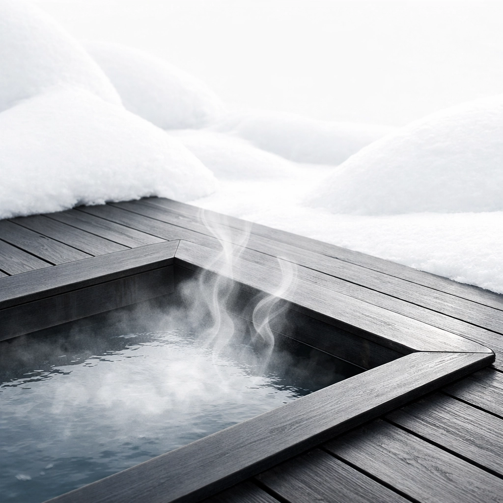 Well-maintained outdoor spa and hot tub at a Steamboat Springs vacation rental.