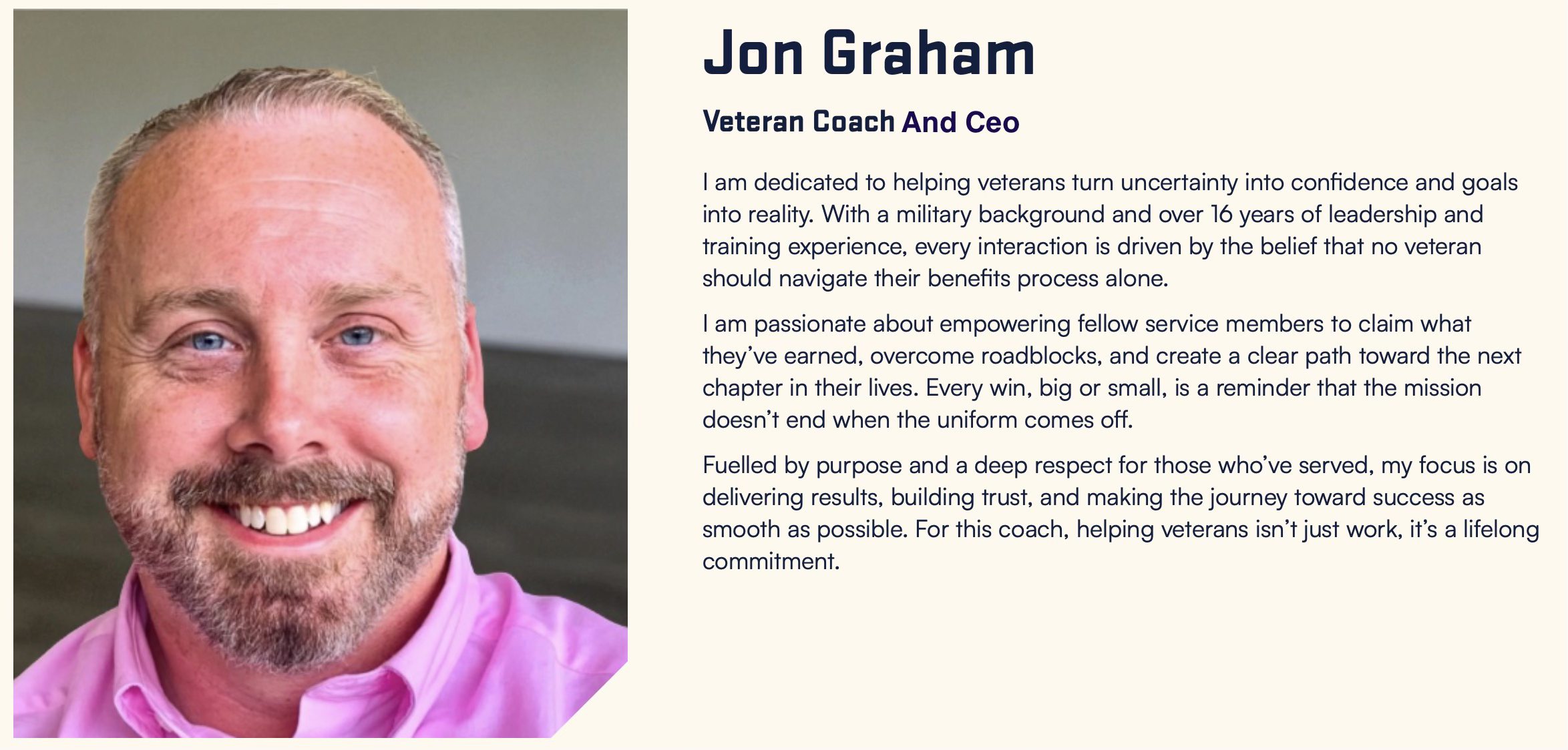 Jon Graham Headshot of a smiling man in a pink collared shirt Jon Graham Headshot of a smiling man in a pink collared shirt