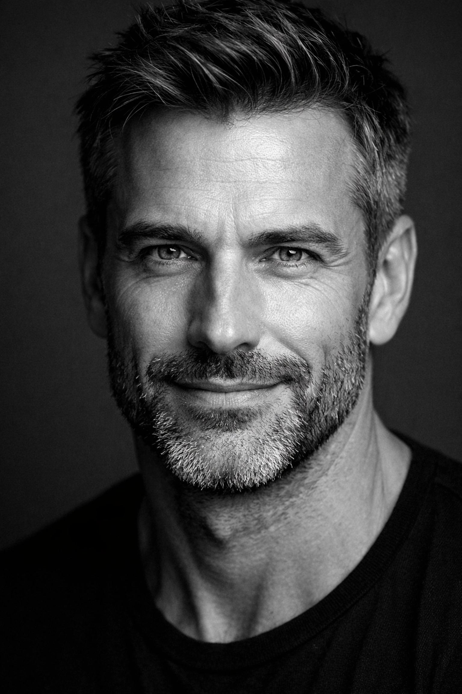 Confident man showing self-assurance after working with a professional dating coach for men.