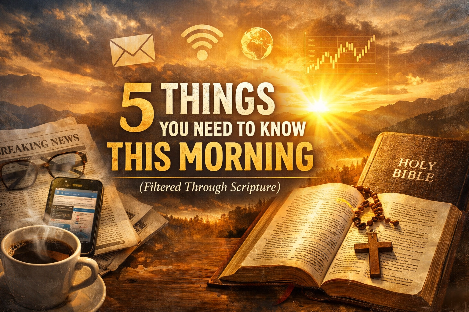 [HERO] 5 Things You Need to Know This Morning (Filtered Through Scripture)
