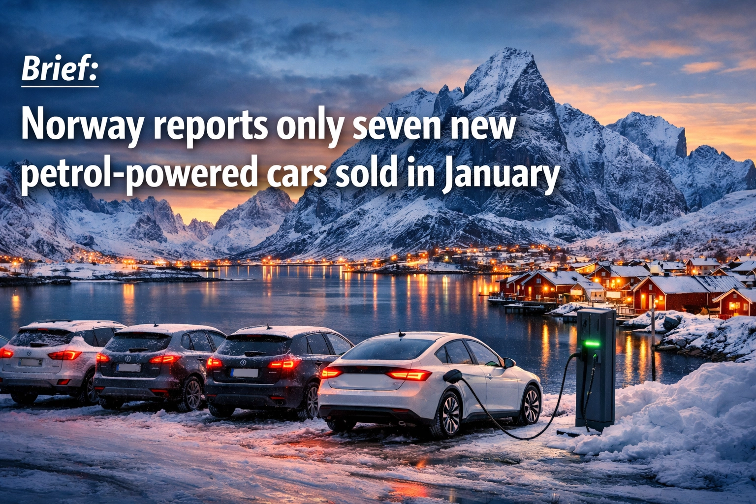 [HERO] Brief: Norway reports only seven new petrol-powered cars sold in January