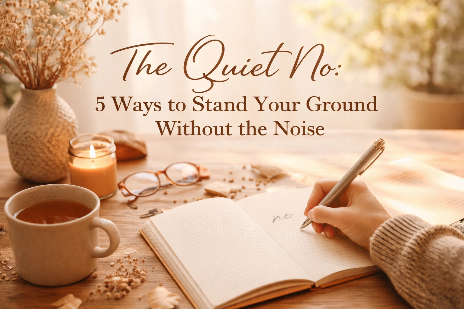 [HERO] The Quiet No: 5 Ways to Stand Your Ground Without the Noise
