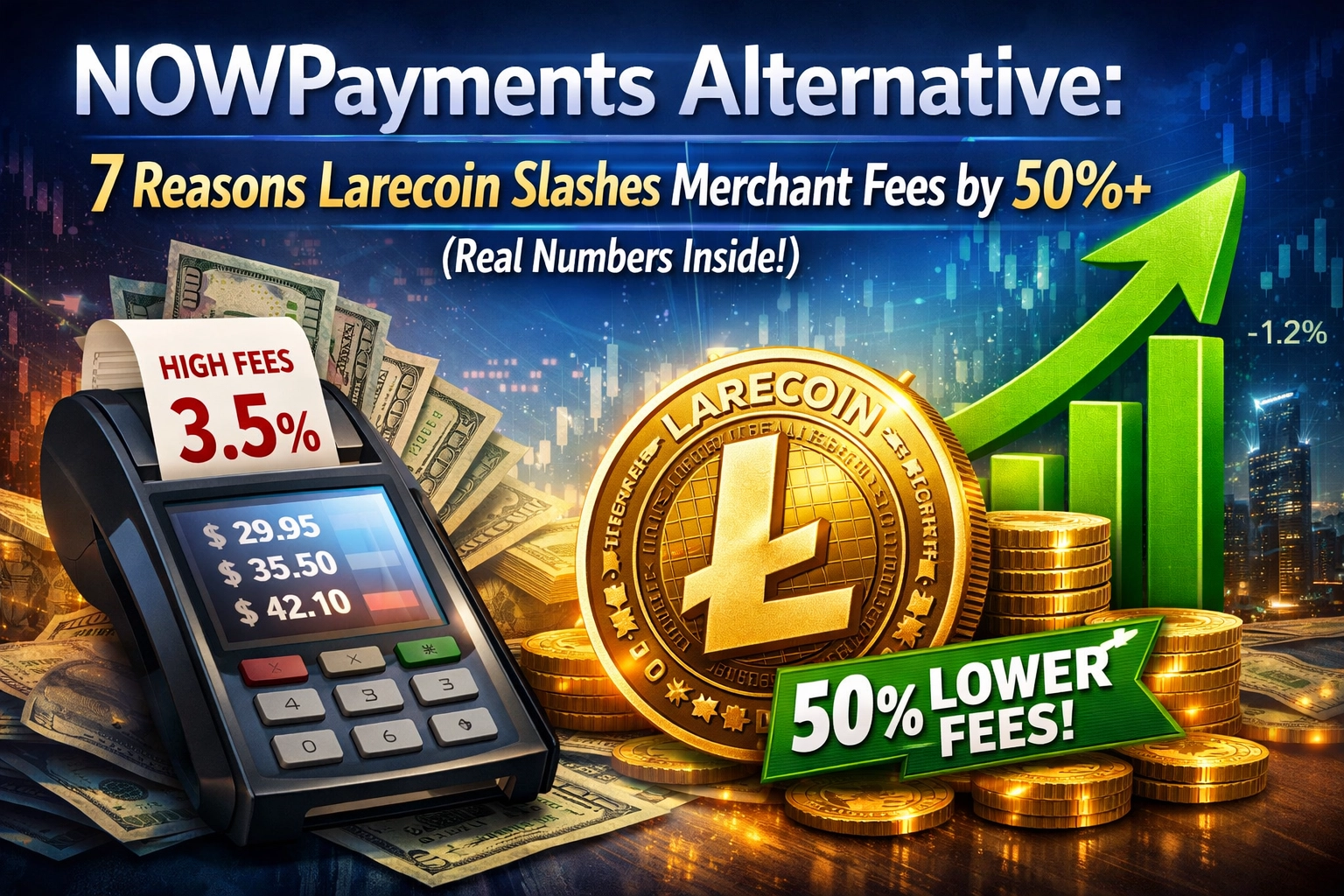 [HERO] NOWPayments Alternative: 7 Reasons Larecoin Slashes Merchant Fees by 50%+ (Real Numbers Inside)
