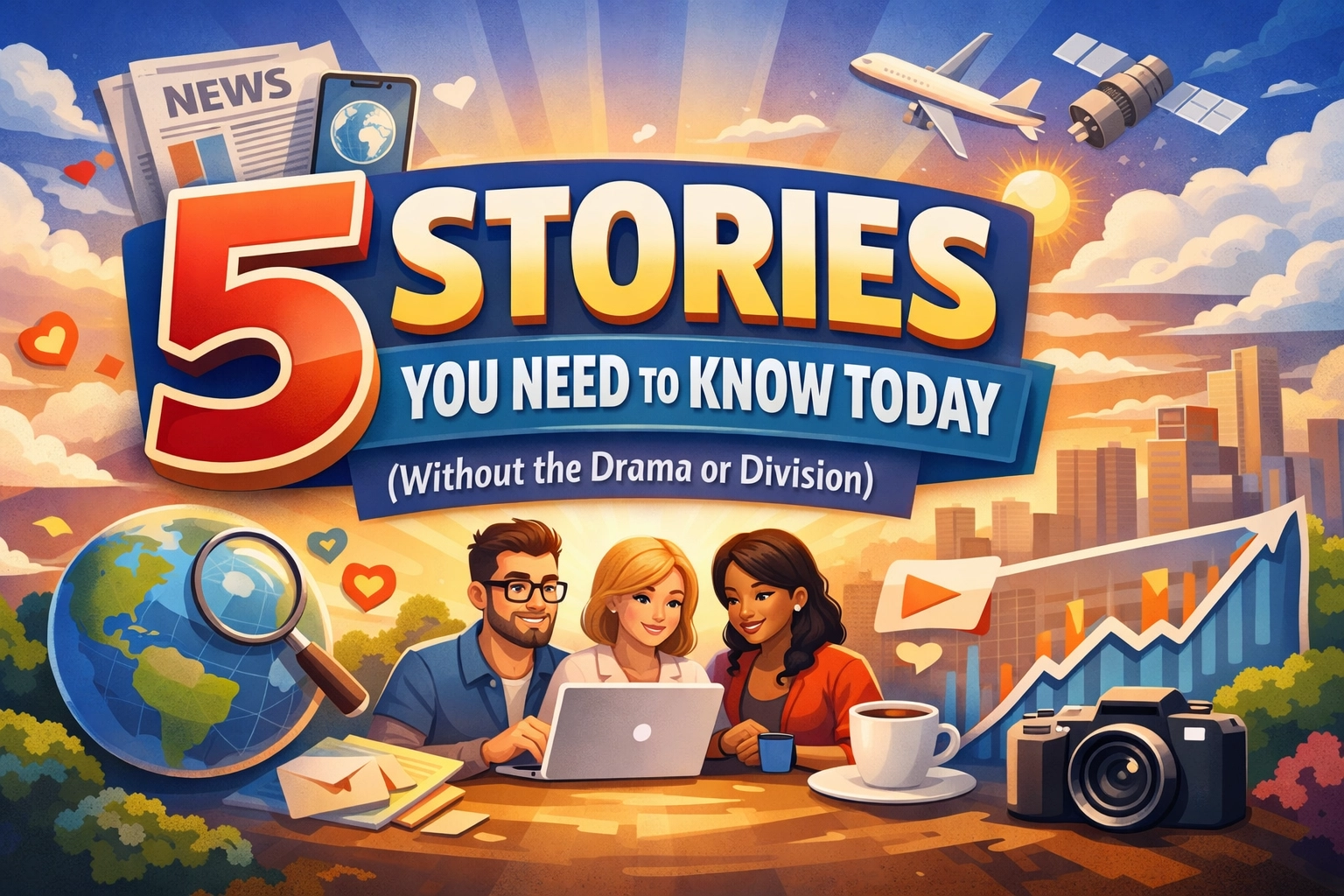 [HERO] 5 Stories You Need to Know Today (Without the Drama or Division)