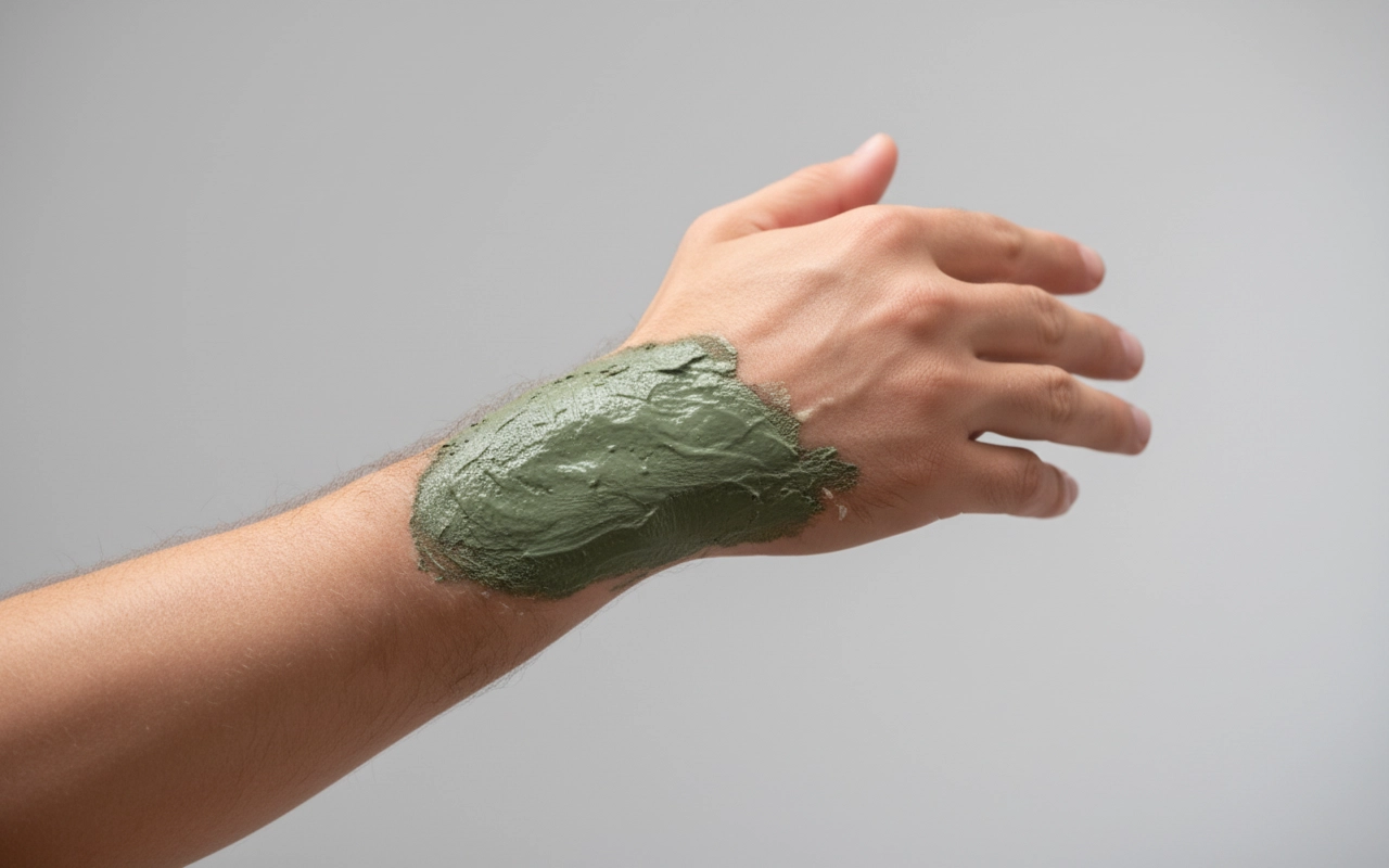 green clay relief for sports strain