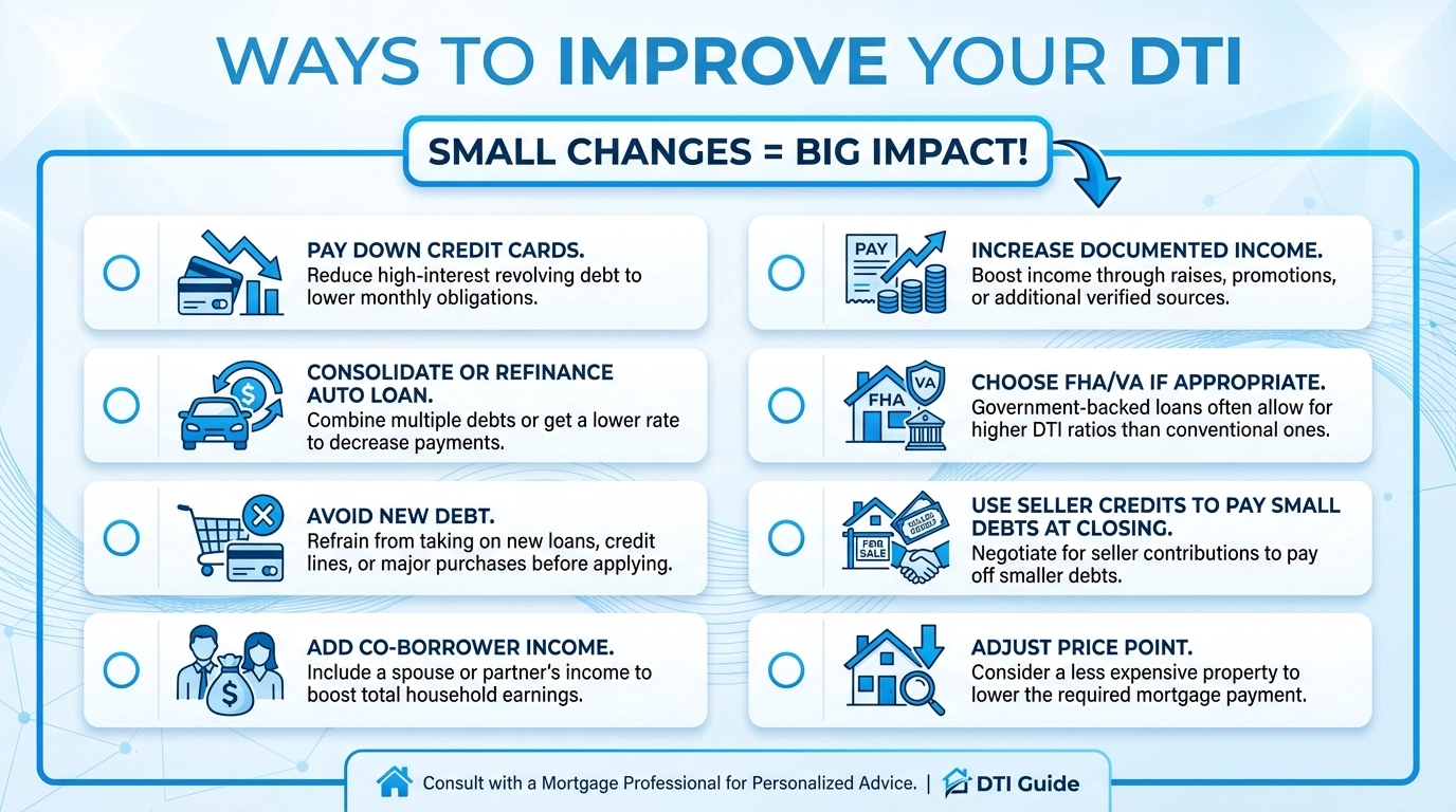 Ways to Improve Your DTI - Visual Guide