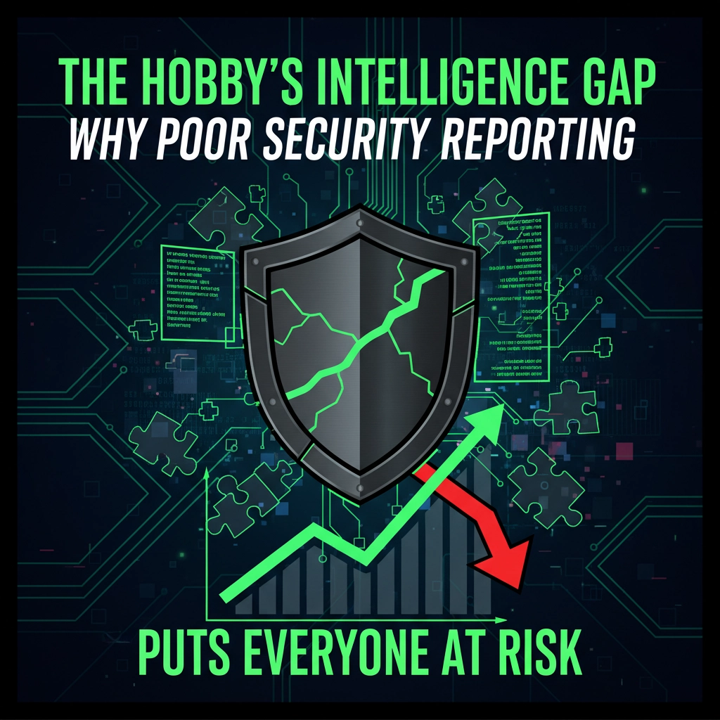 The Hobby's Intelligence Gap: Why Poor Security Reporting Puts Everyone at Risk