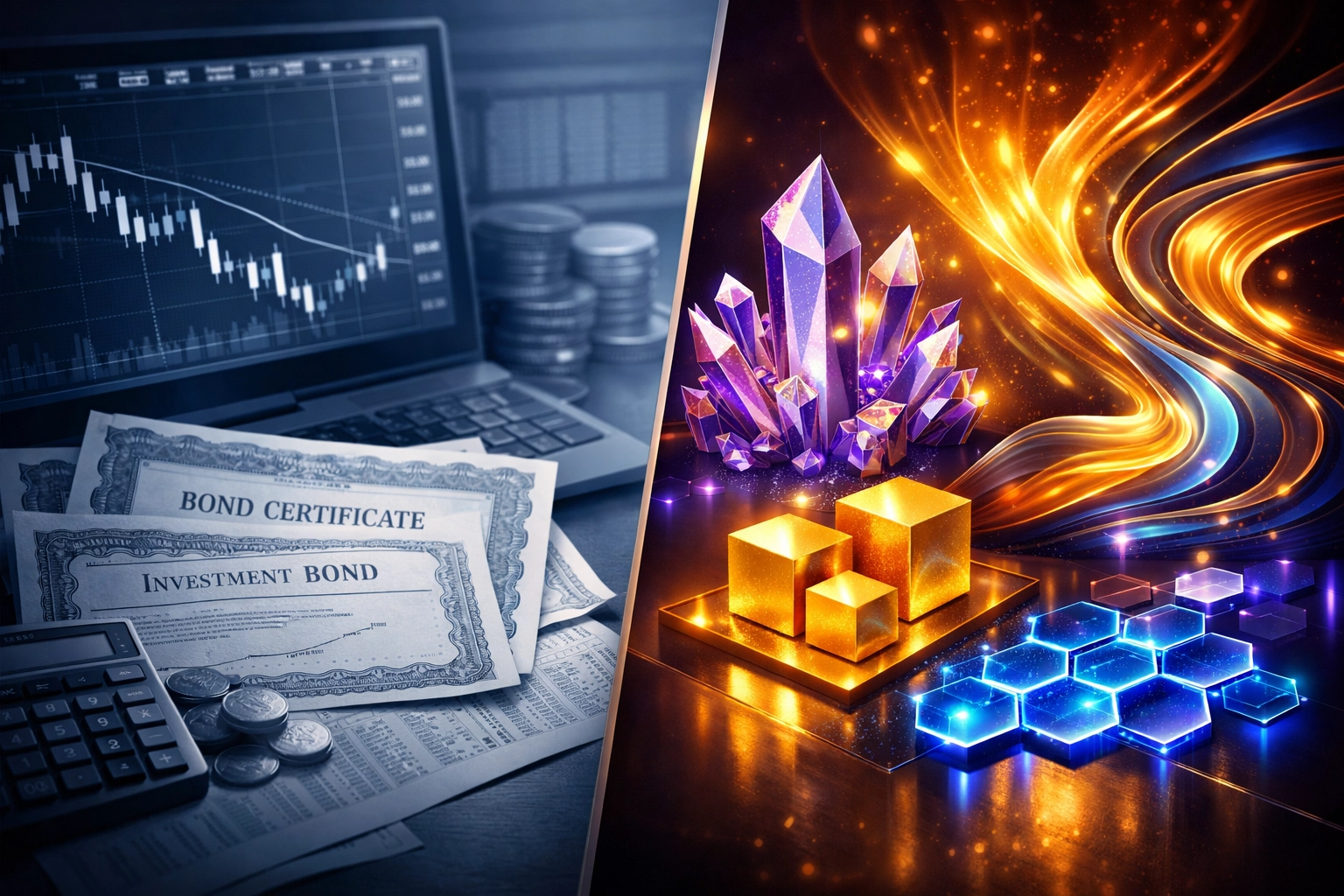 Traditional stocks and bonds versus alternative investments including real estate and private equity