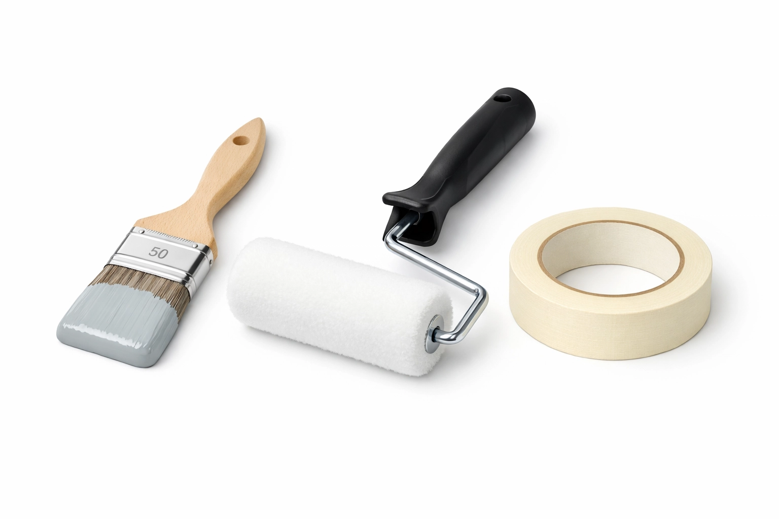 High-quality paint brushes and rollers used by professional painters and decorators in Cheltenham.