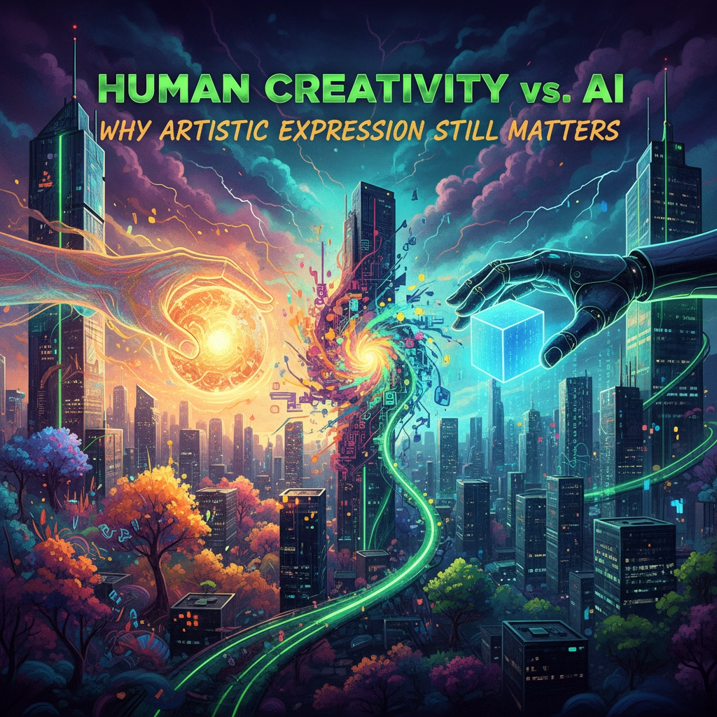 Human Creativity vs. AI: Why Artistic Expression Still Matters