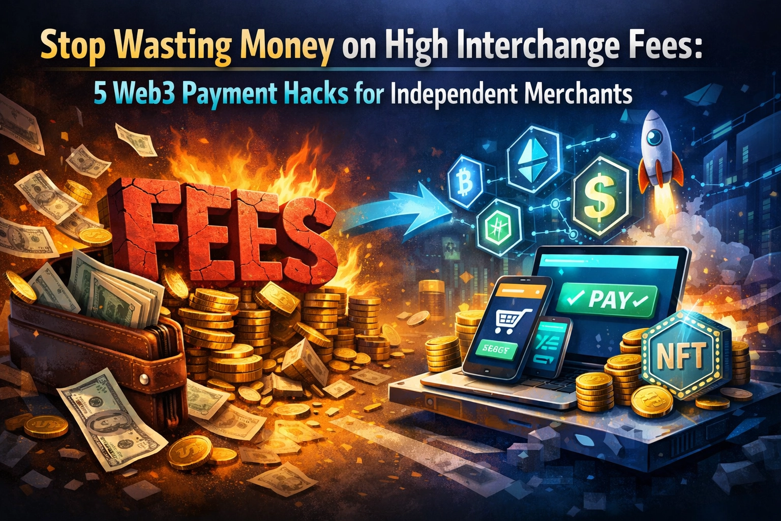 [HERO] Stop Wasting Money on High Interchange Fees: 5 Web3 Payment Hacks for Independent Merchants