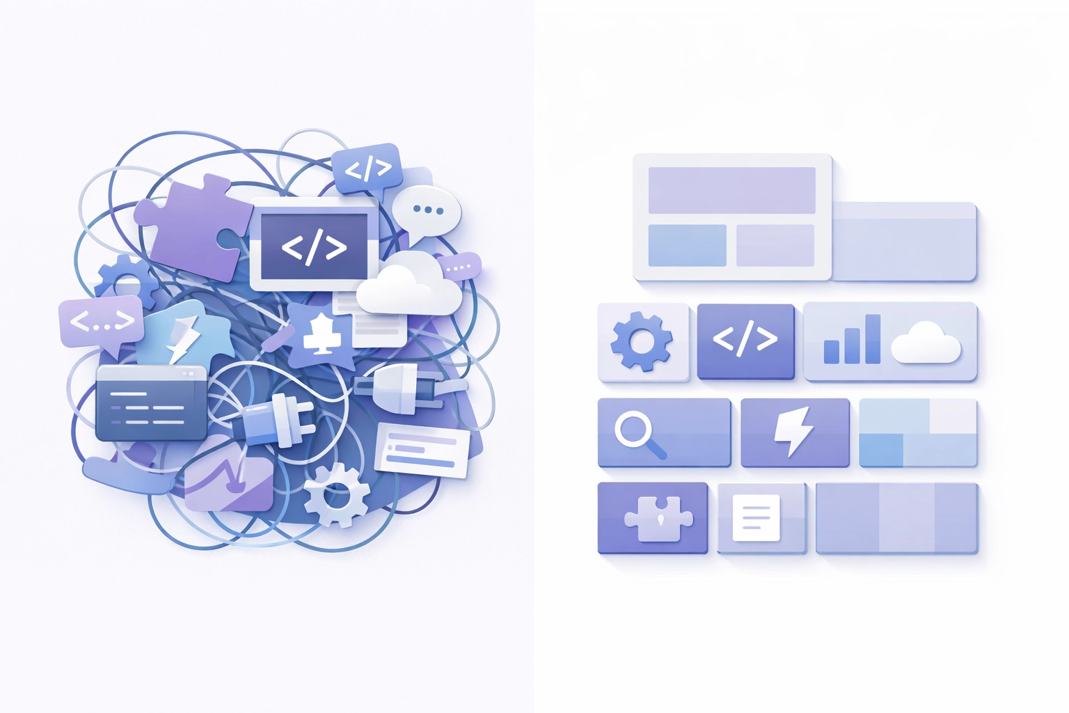 WordPress plugin complexity transforming into organized website platform