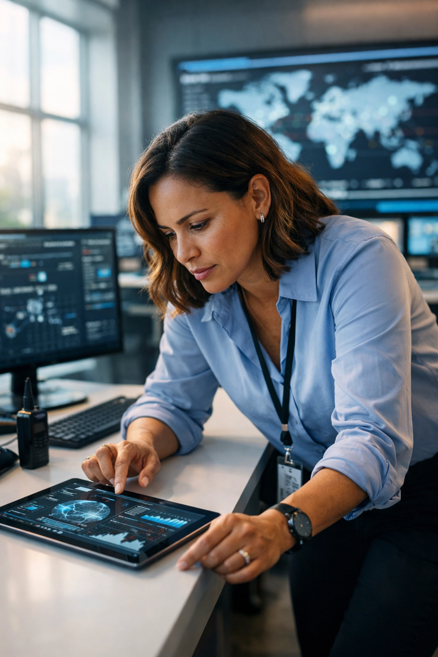 IT professional using ServiceNow ITOM to track Agentic AI performance and incident resolution.