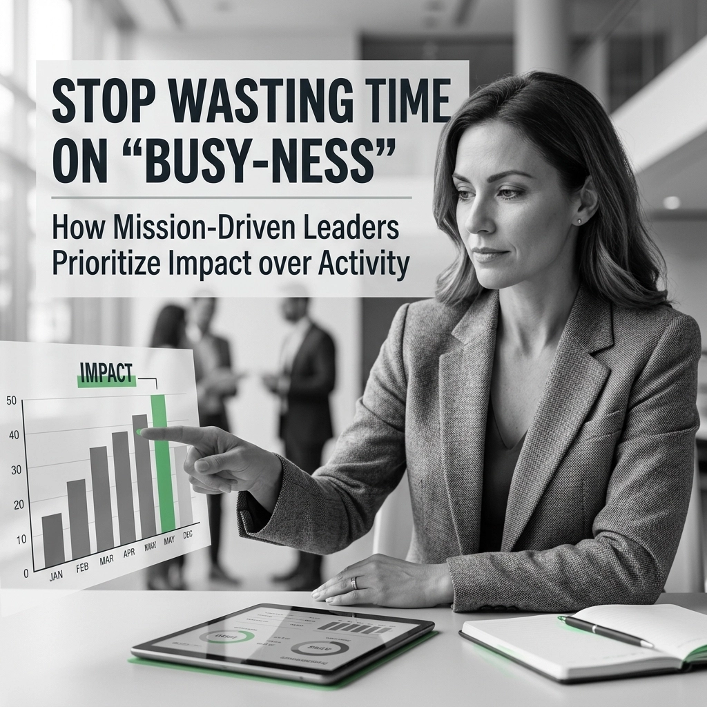 [HERO] Stop Wasting Time on “Busy-ness”: How Mission-Driven Leaders Prioritize Impact over Activity