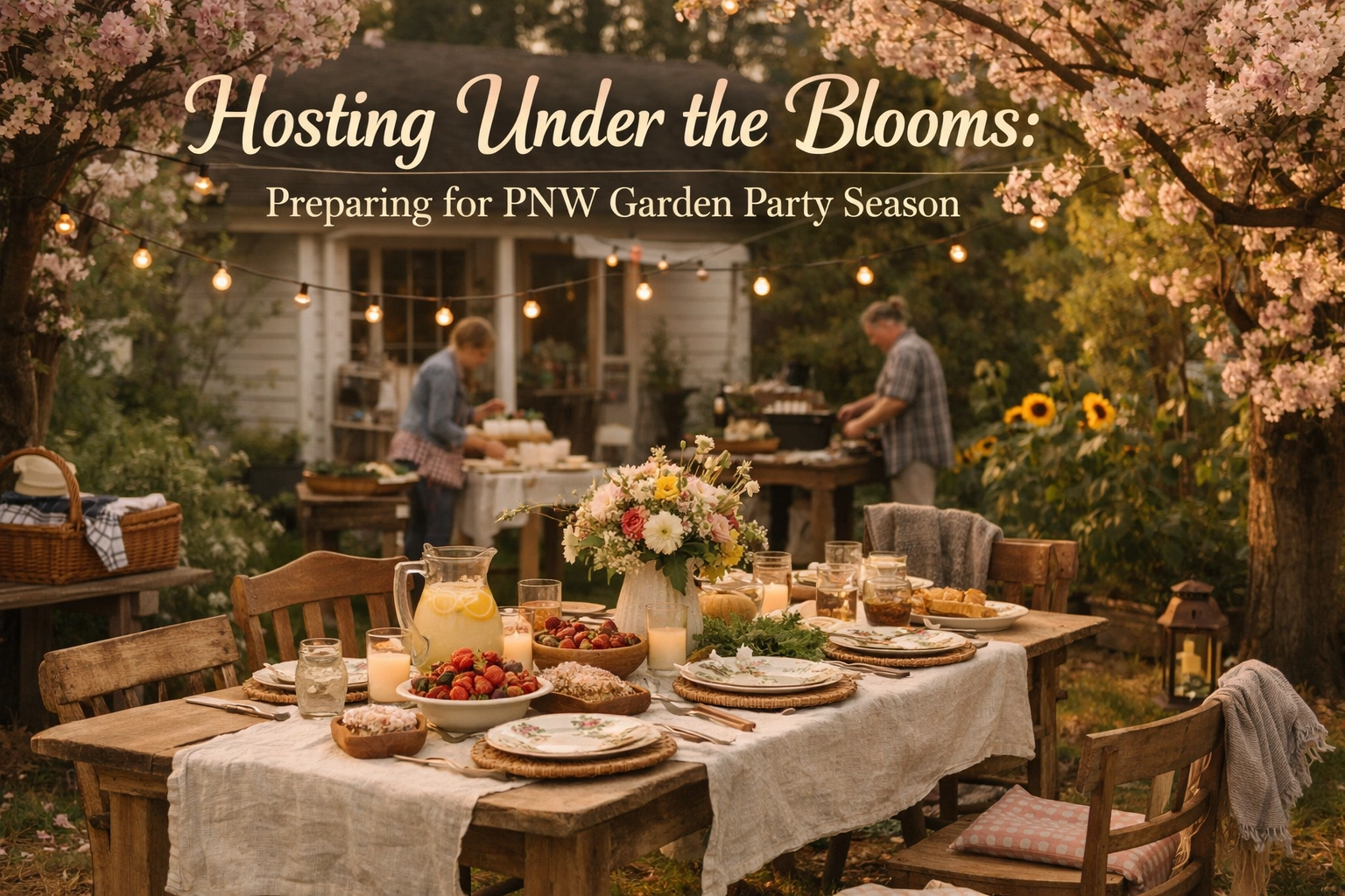 [HERO] Hosting Under the Blooms: Preparing for PNW Garden Party Season