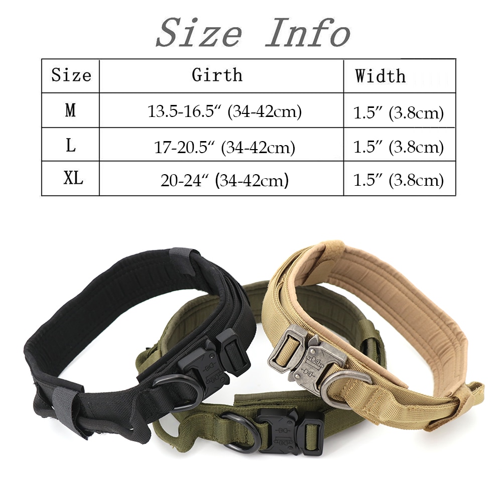 Tactical Style Adjustable Collars