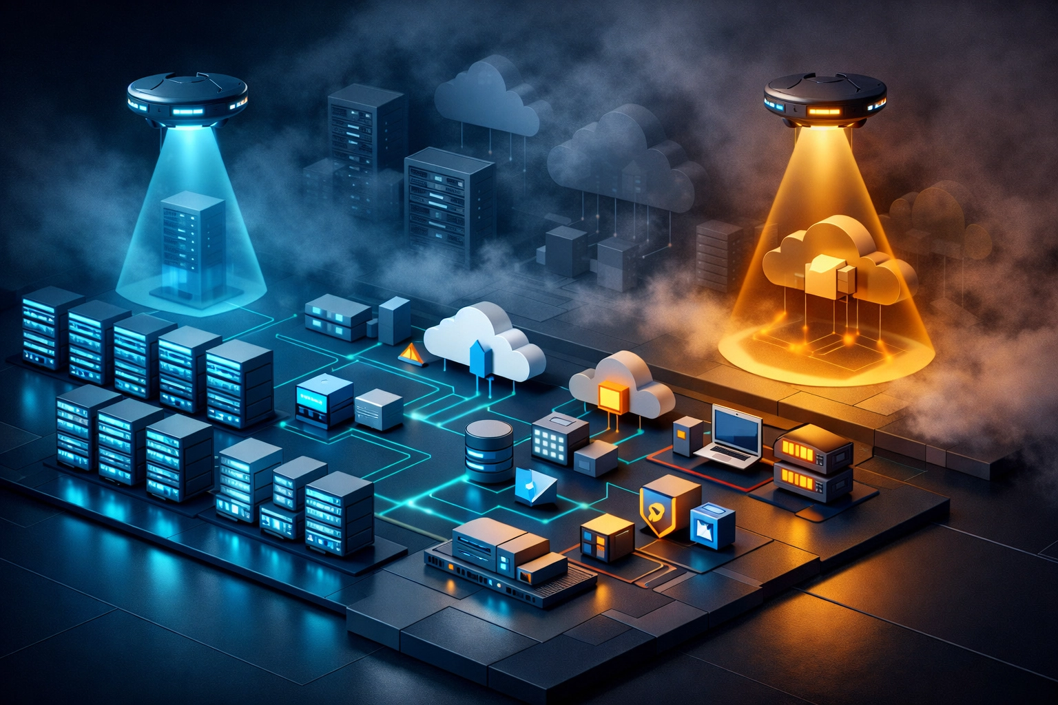 Shadow IT discovery revealing hidden infrastructure assets in ServiceNow ITOM implementation