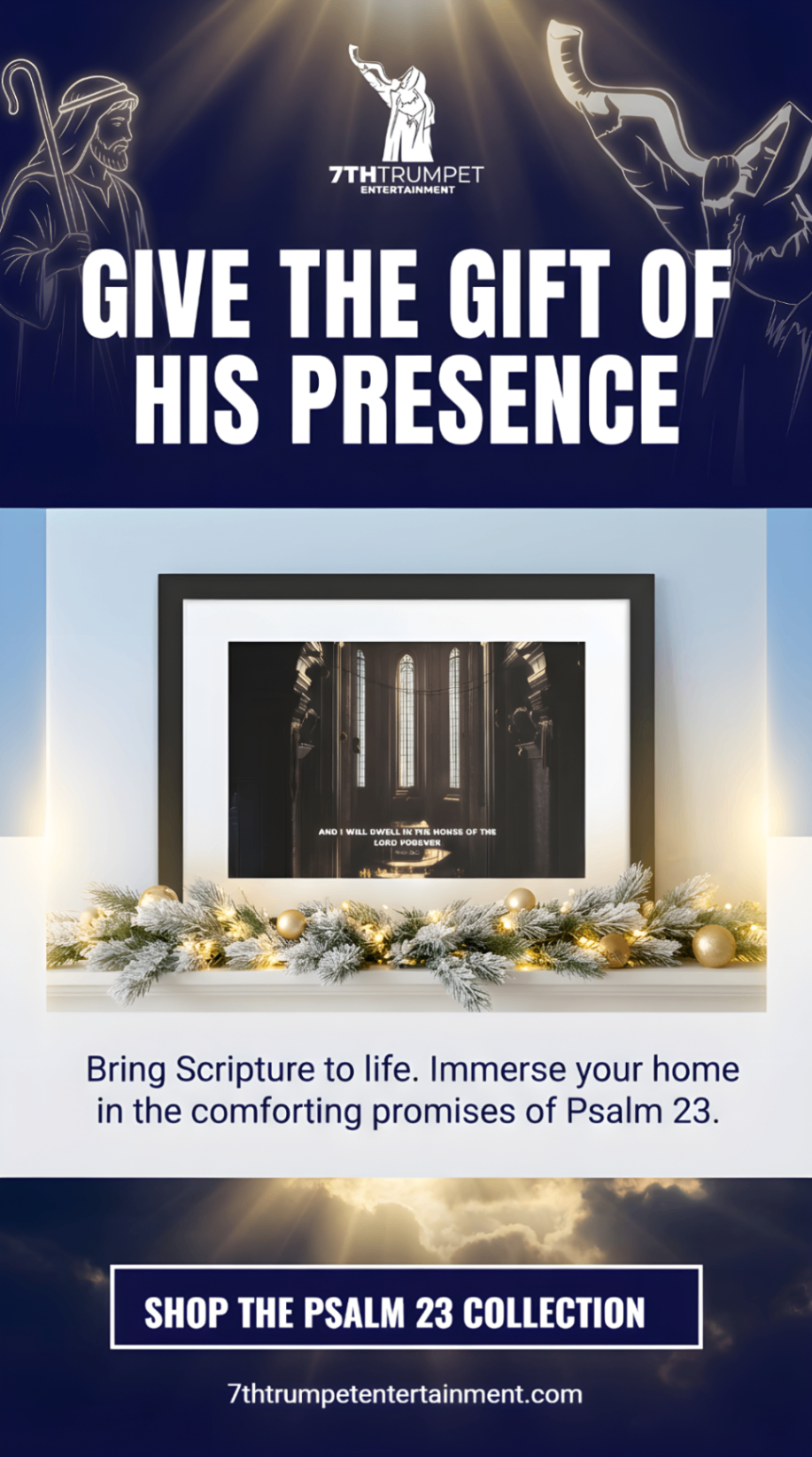 Promotional Image for 7th Trumpet Entertainment - Psalm 23 Collection