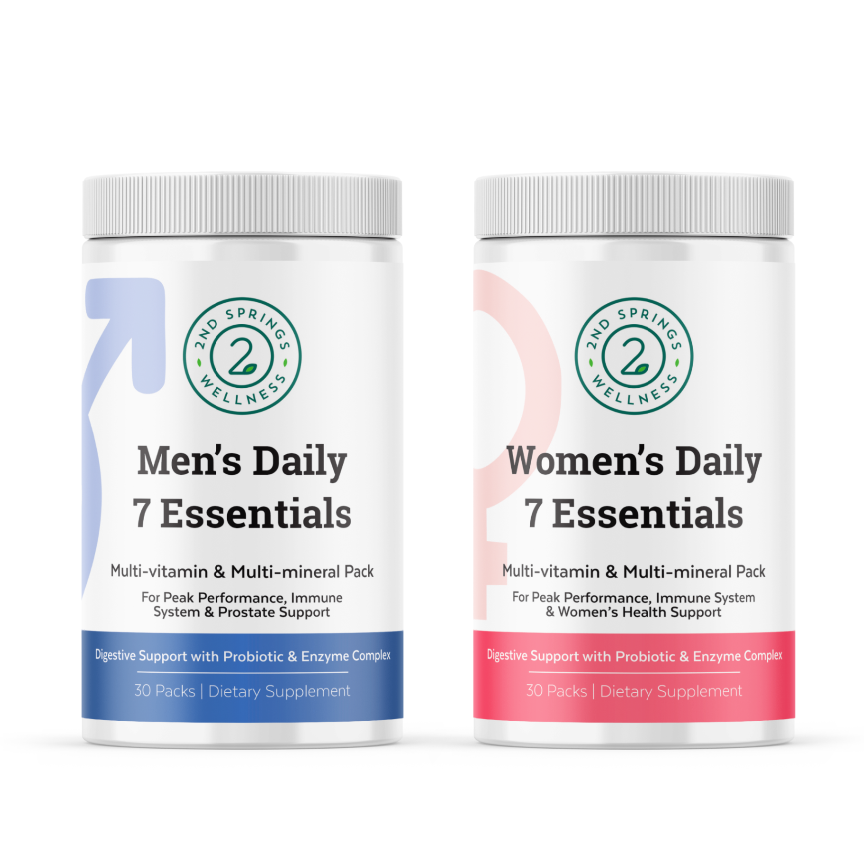 Men's and Women's Daily 7 Essentials