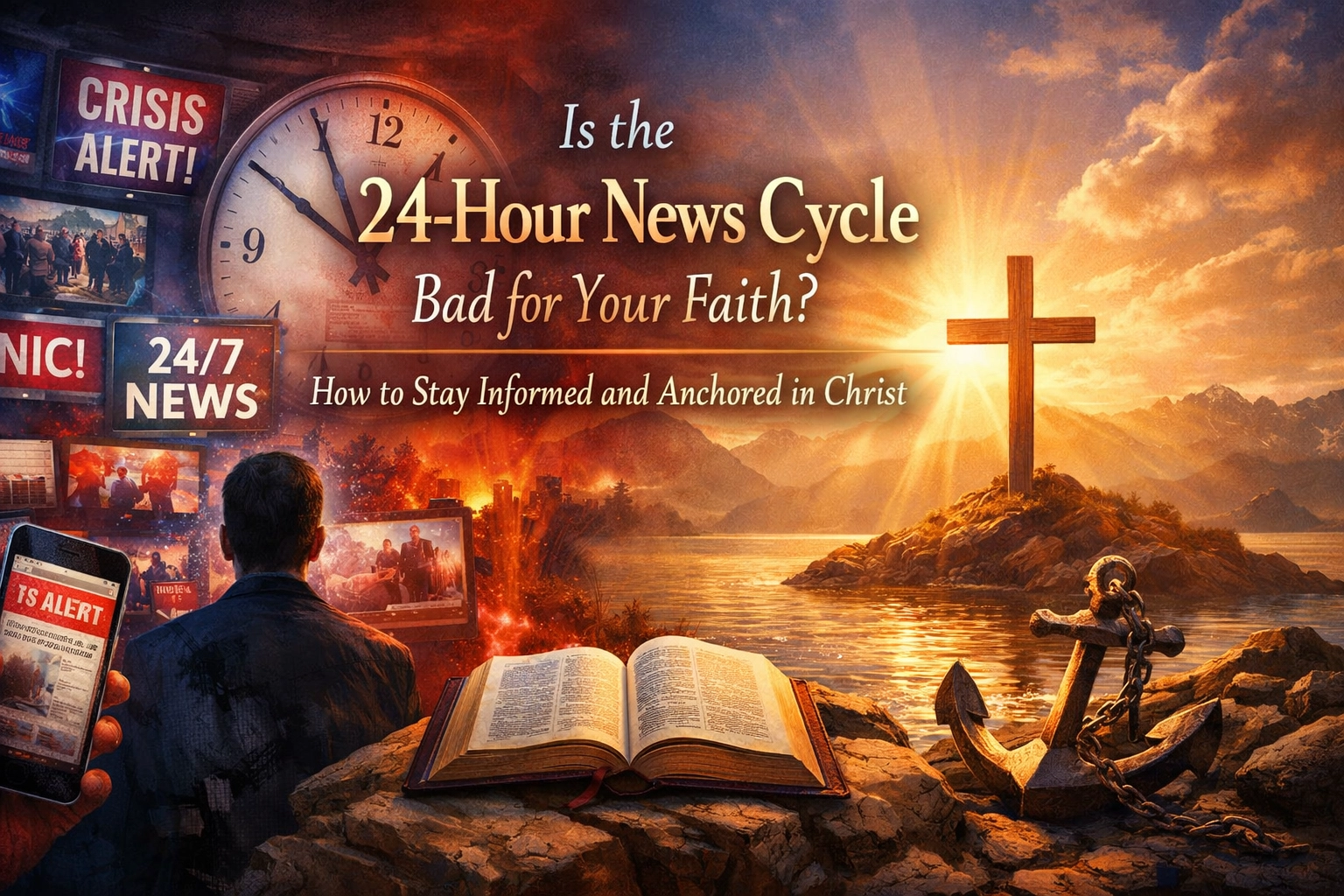 [HERO] Is the 24-Hour News Cycle Bad for Your Faith? How to Stay Informed and Anchored in Christ