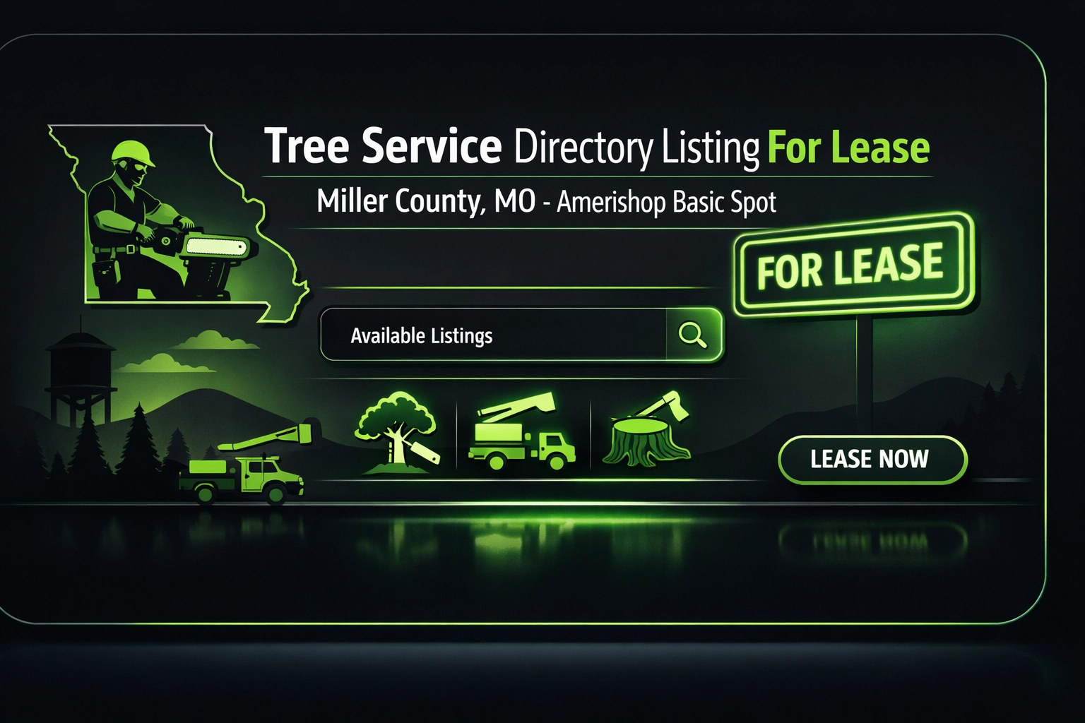 [HERO] Tree Service Directory Listing For Lease: Miller County, MO - Amerishop Basic Spot