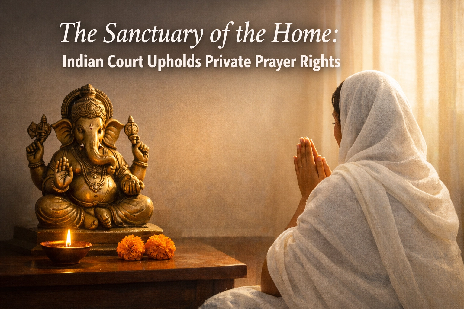 [HERO] The Sanctuary of the Home: Indian Court Upholds Private Prayer Rights