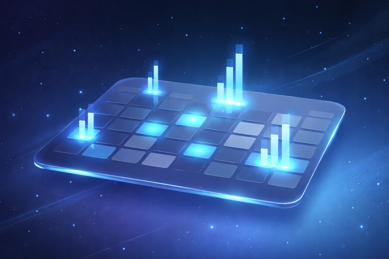 Calendar showing inconsistent Instagram post dates and activity for visualizing posting frequency