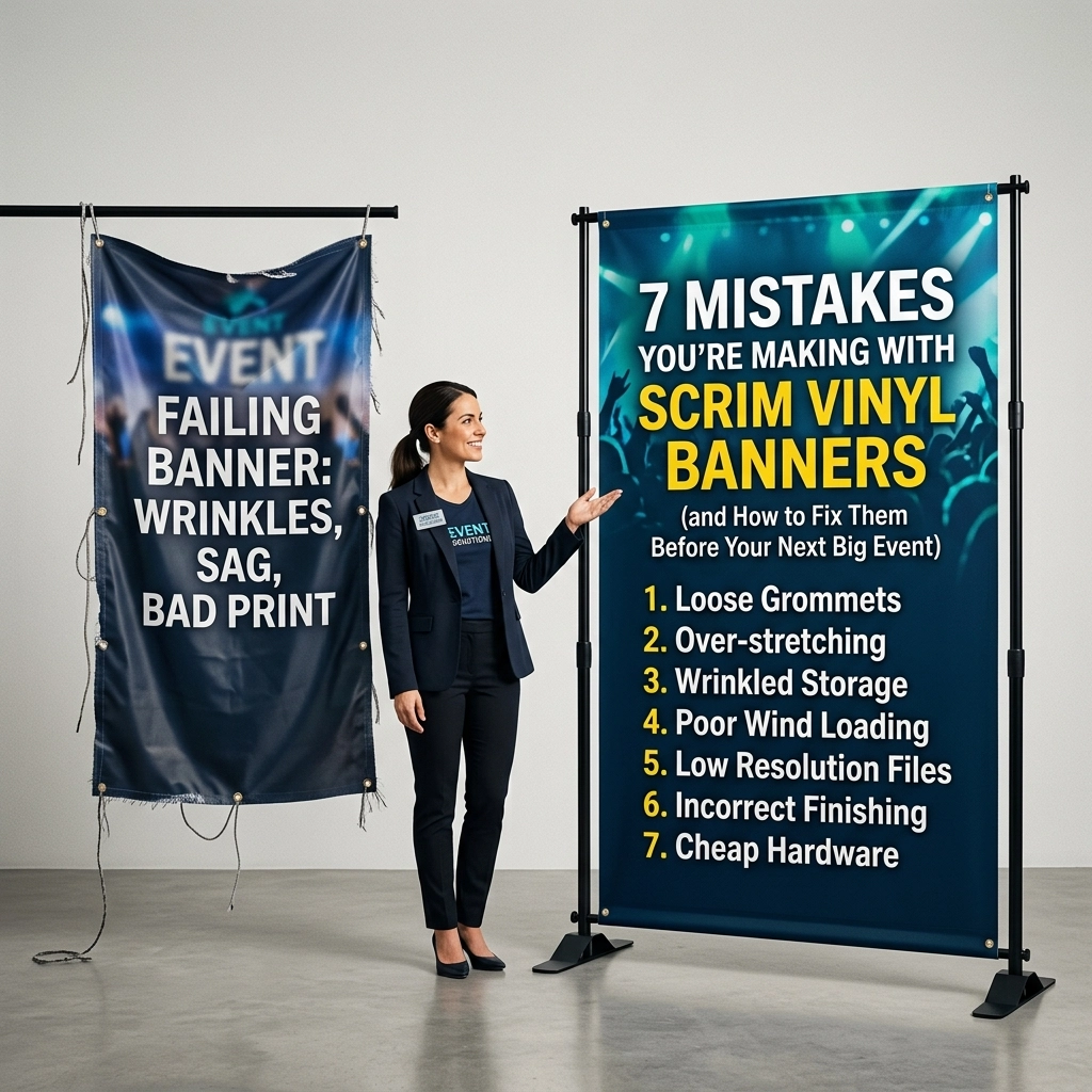 [HERO] 7 Mistakes You’re Making with Scrim Vinyl Banners (and How to Fix Them Before Your Next Big Event)
