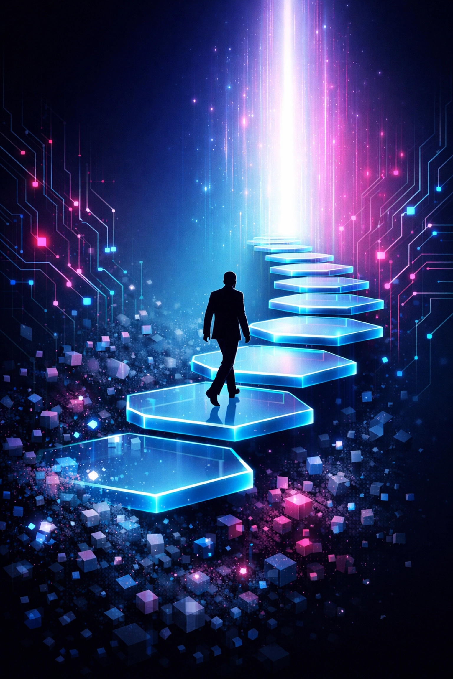 Strategischer Prozess der KI-Implementierung und Zertifizierung für den Unternehmenserfolg.