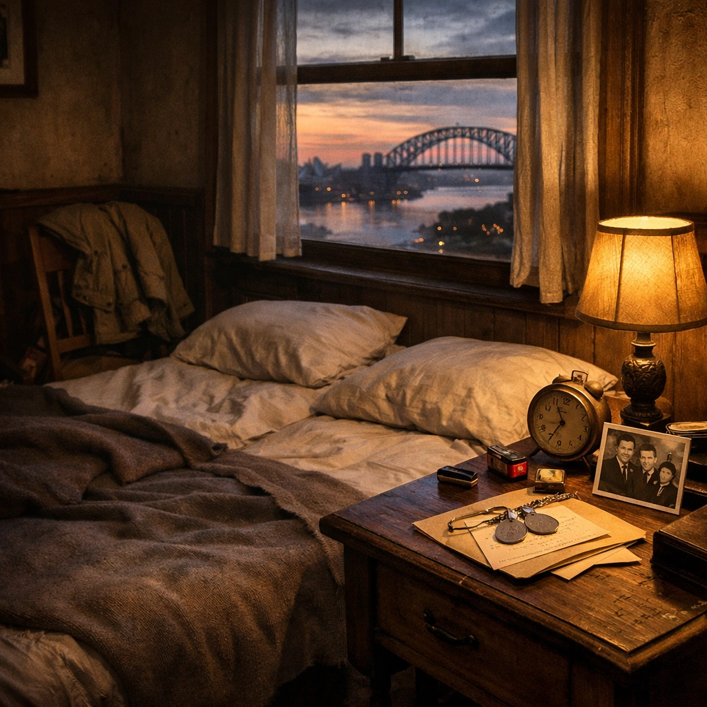 Wartime boarding house room in Sydney where gay soldiers formed secret relationships