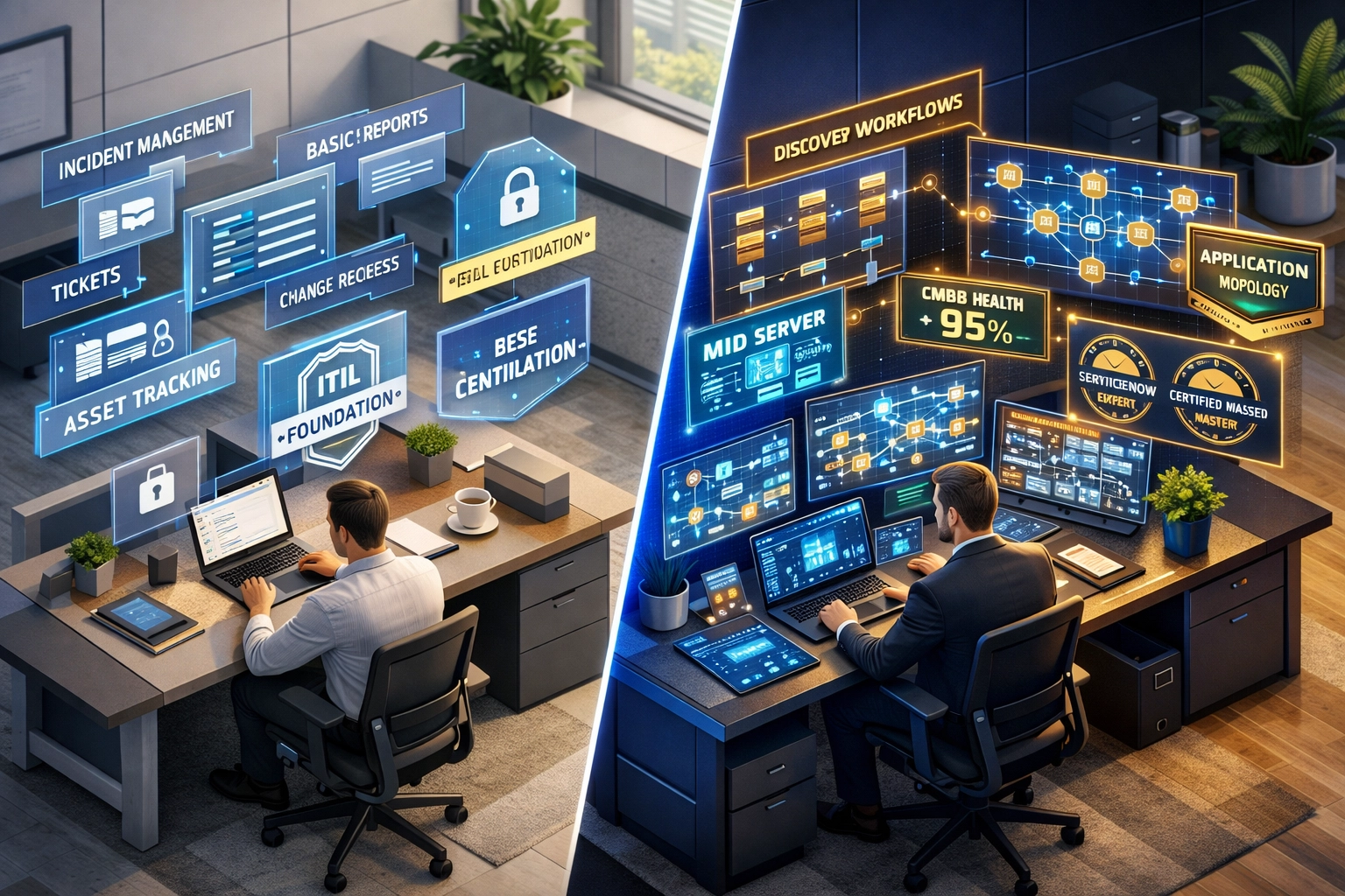 Generic ITSM consulting vs specialized ServiceNow ITOM implementation partner expertise