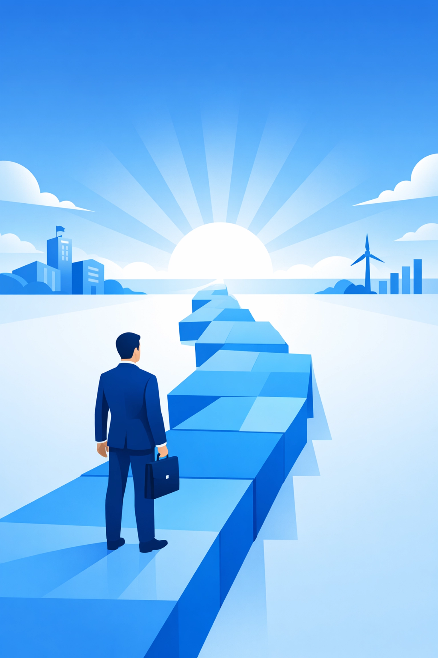 A clear path toward a rising sun representing future-proof FTC data compliance steps.