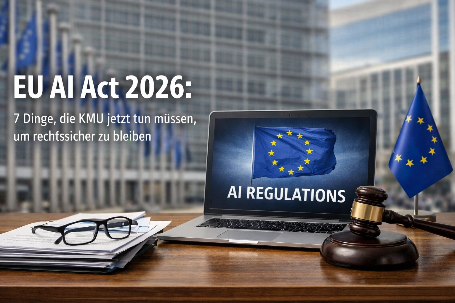 [HERO] EU AI Act 2026: 7 Dinge, die KMU jetzt tun müssen, um rechtssicher zu bleiben