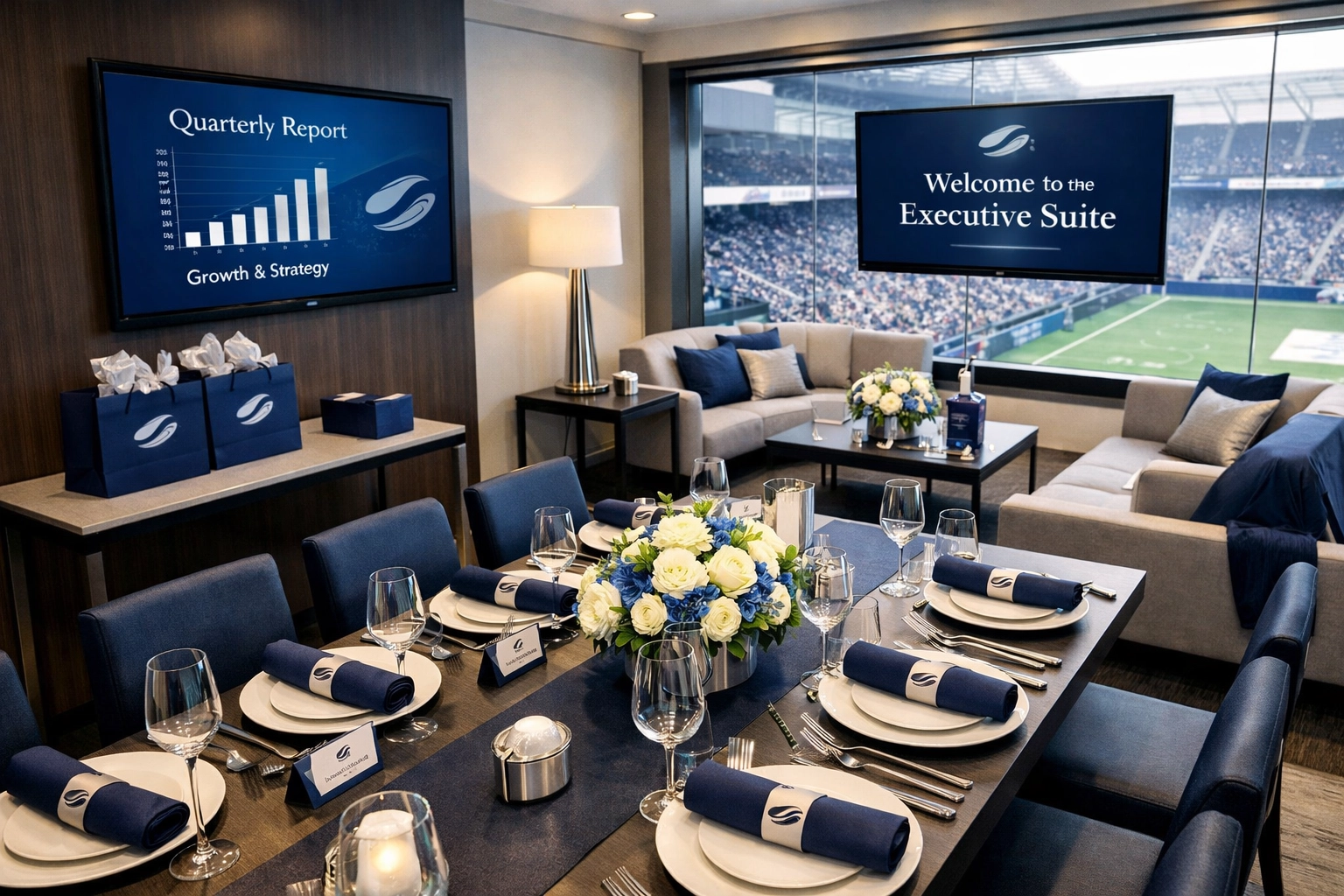 PRESS RELEASE: Stop Wasting Budgets on Generic Super Bowl Hospitality – 7 Data-Driven Tactics USA Entertainment Travel Uses to Triple Client Engagement ROI Luxury Super Bowl executive suite featuring strategic brand integration and premium amenities