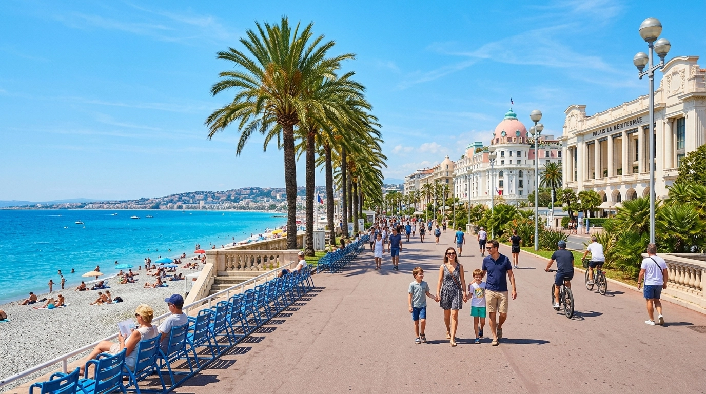 The Promenade des Anglais in Nice