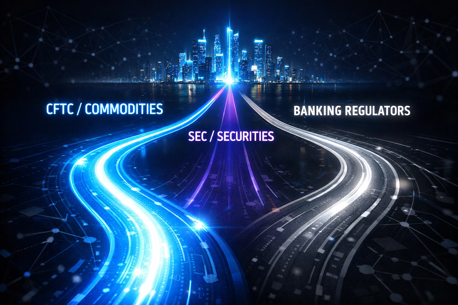 CLARITY Act three-tier regulatory framework showing CFTC commodity classification pathway for crypto payments