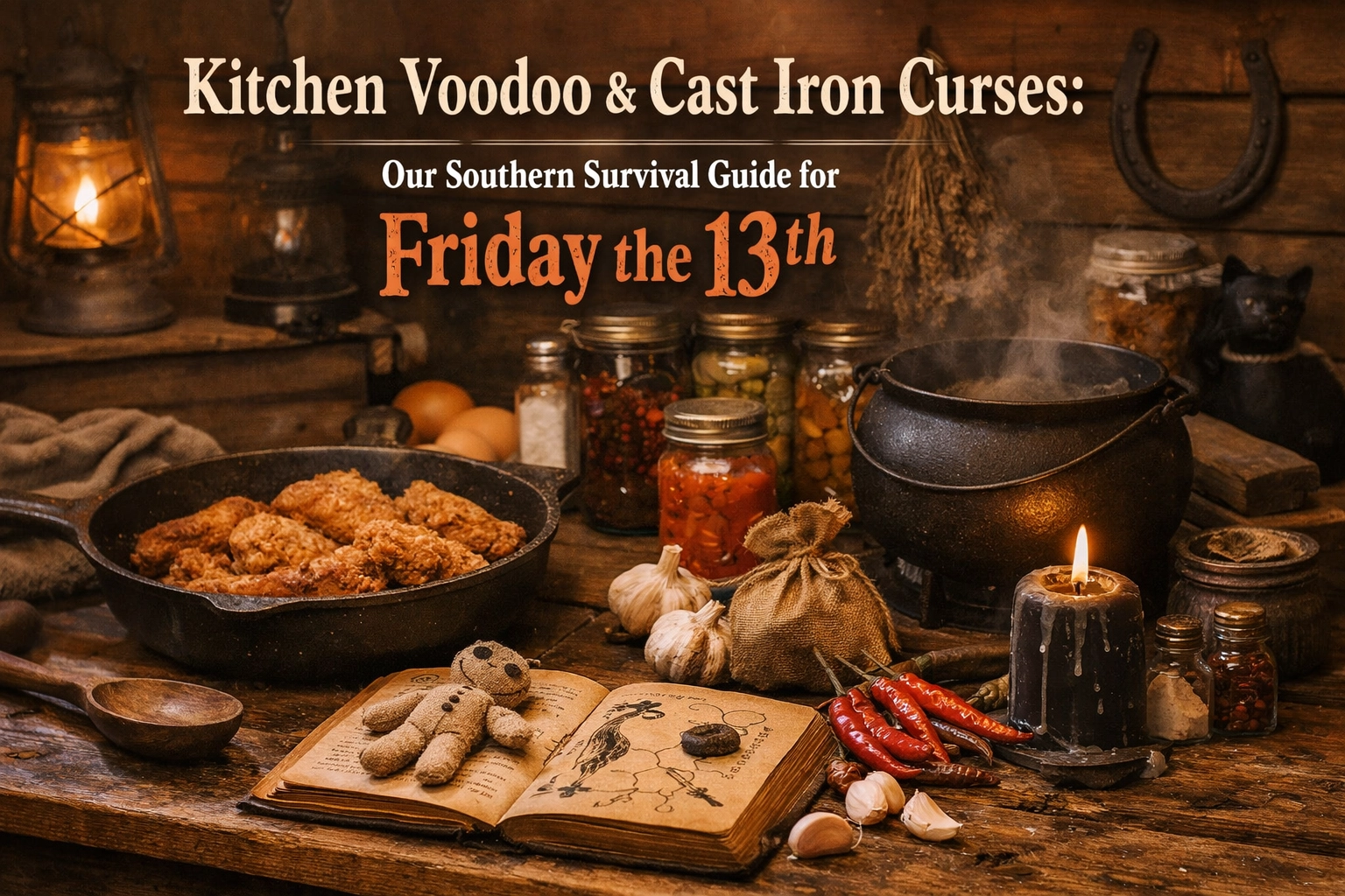 [HERO] Kitchen Voodoo & Cast Iron Curses: Our Southern Survival Guide for Friday the 13th