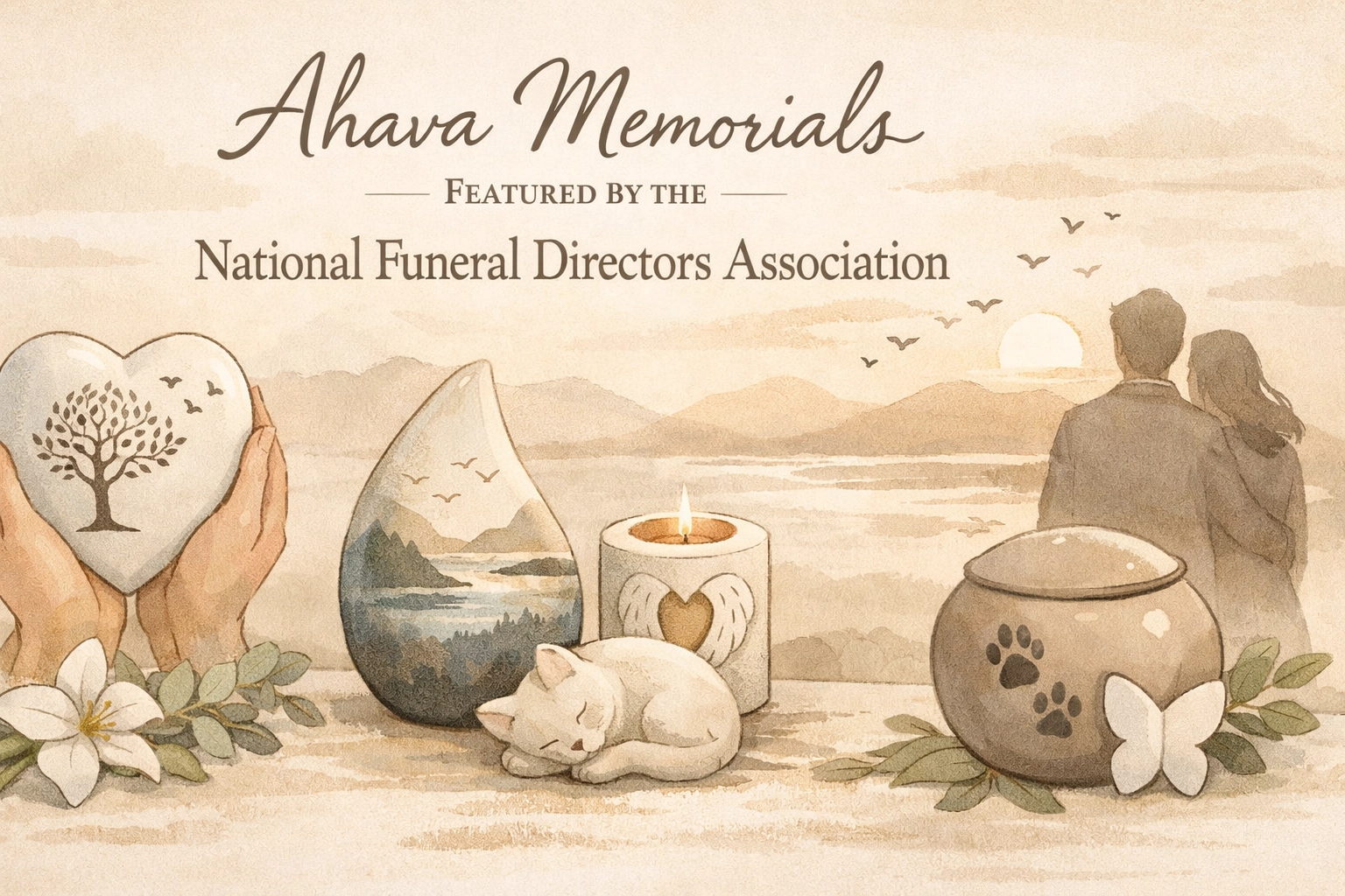 Ahava Memorials Featured by the National Funeral Directors Association