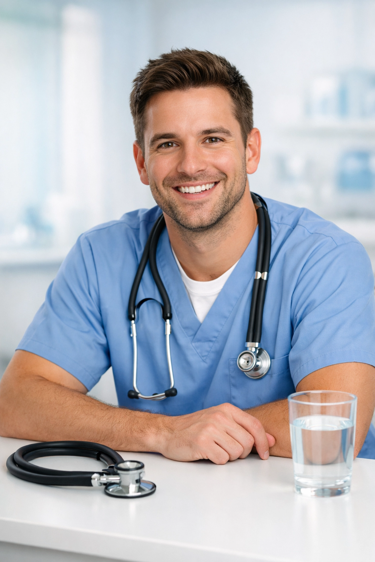 A friendly healthcare professional offering consultation for medical weight loss medications.