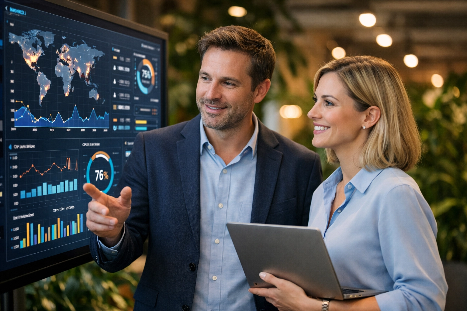 ServiceNow consulting services team analyzing ITOM and ITAM data for business ROI.