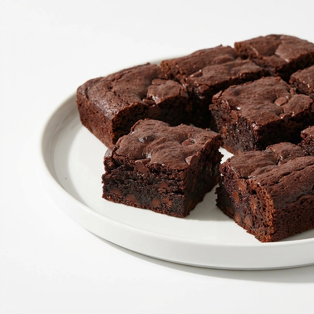 Chickpea Brownies Vegan gluten free