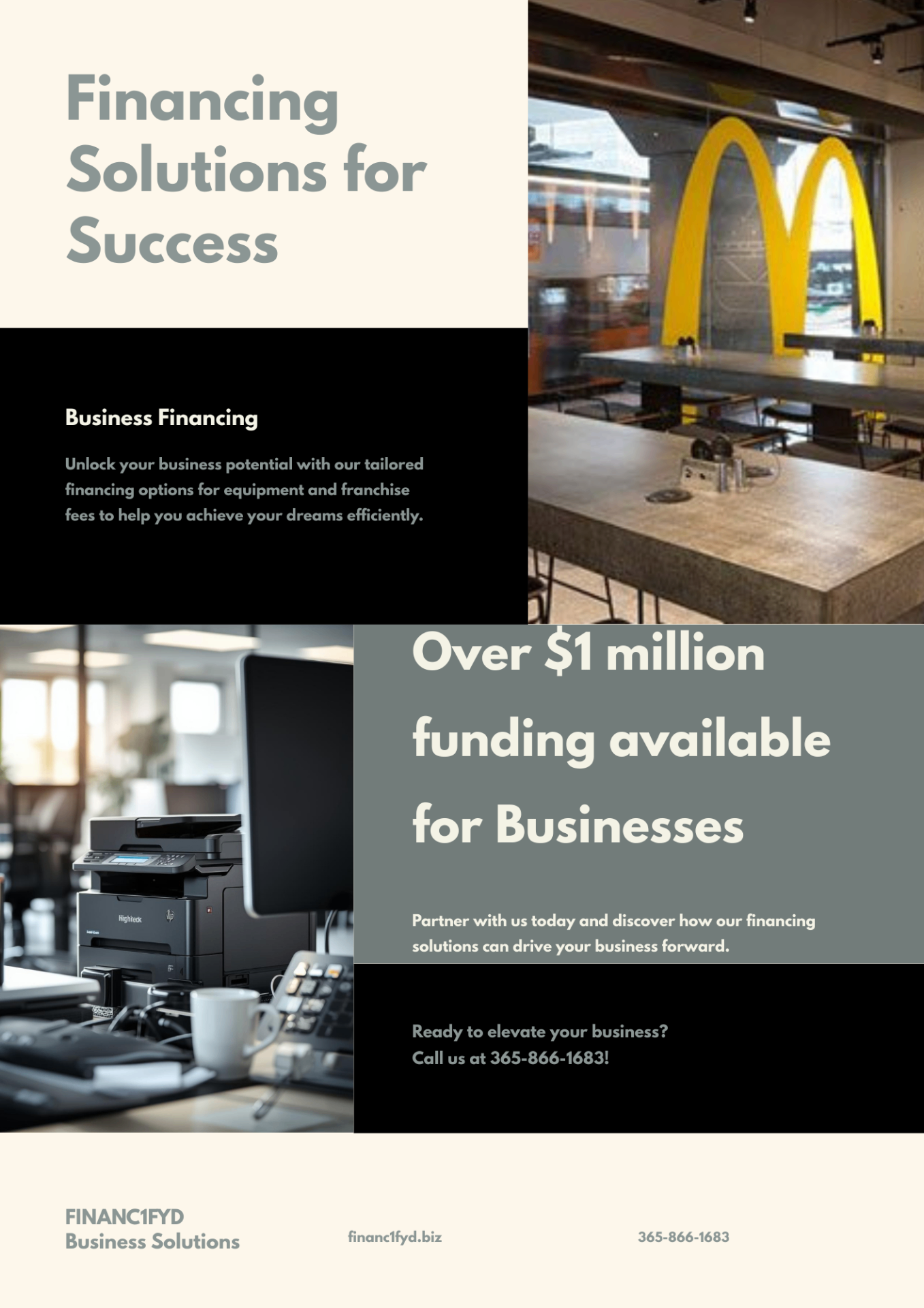 FINANC1FYD Promotional Flyer