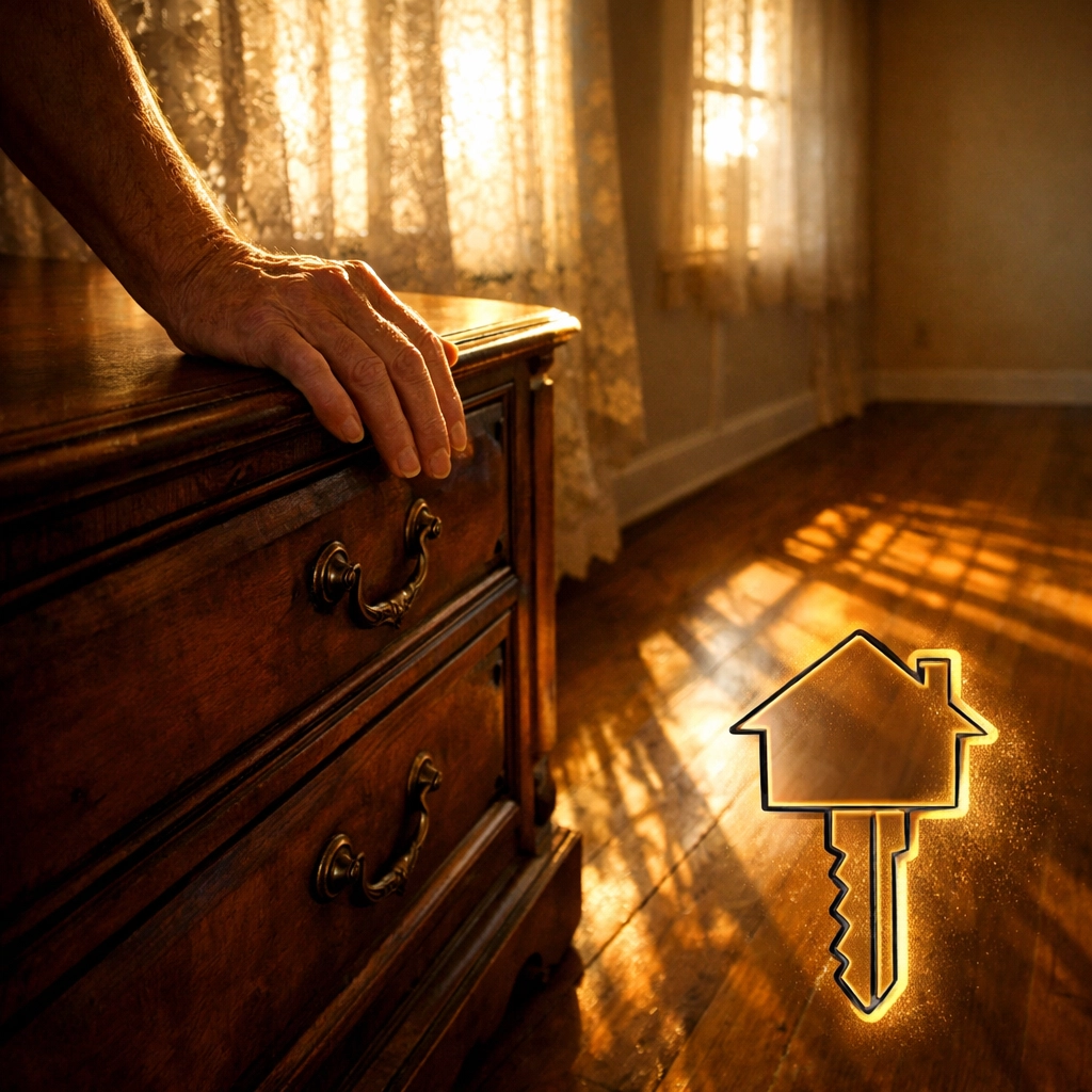 Initial walkthrough of inherited Columbus home during estate liquidation process