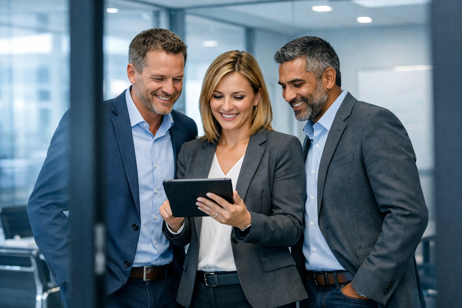 A management team leading daily operations to increase the value before you sell a small business.