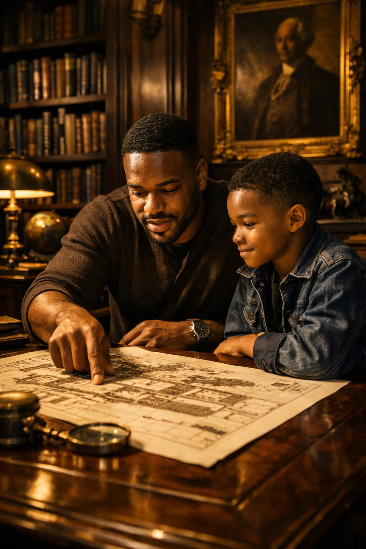 Black Wall Street Matters: How We’re Rebuilding Economic Power One Purchase at a Time A Black father teaching his son about generational wealth and building a family legacy.