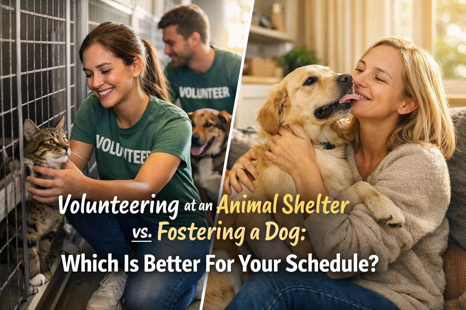 [HERO] Volunteering at an Animal Shelter vs. Fostering a Dog: Which Is Better For Your Schedule?