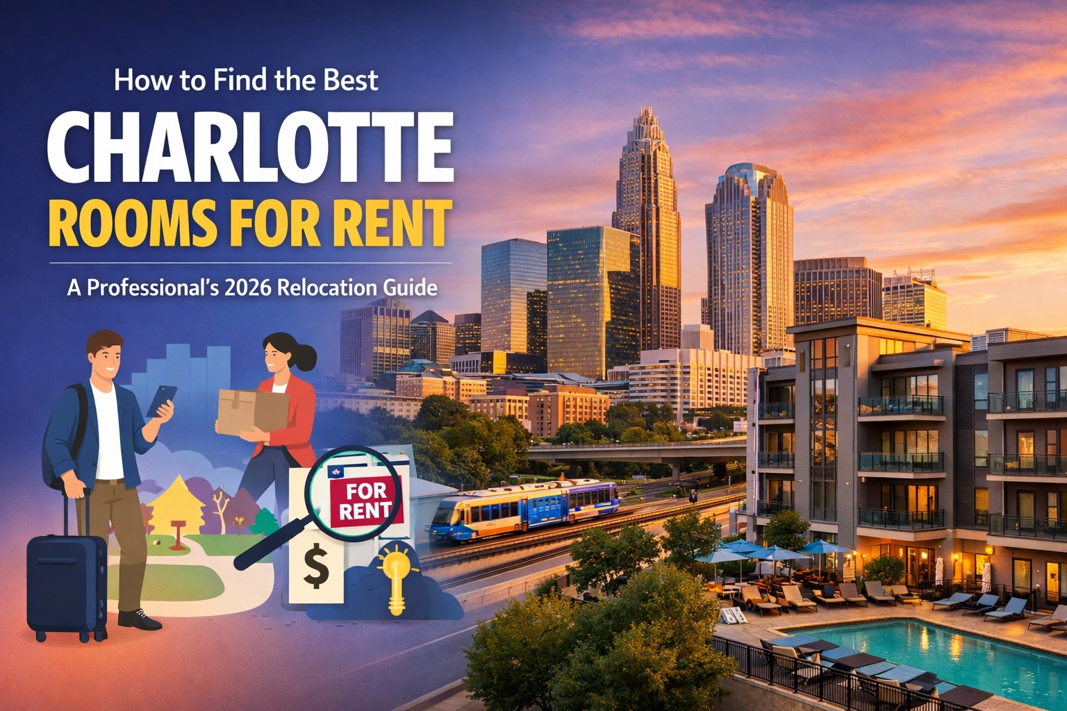 [HERO] How to Find the Best Charlotte Rooms for Rent: A Professional’s 2026 Relocation Guide