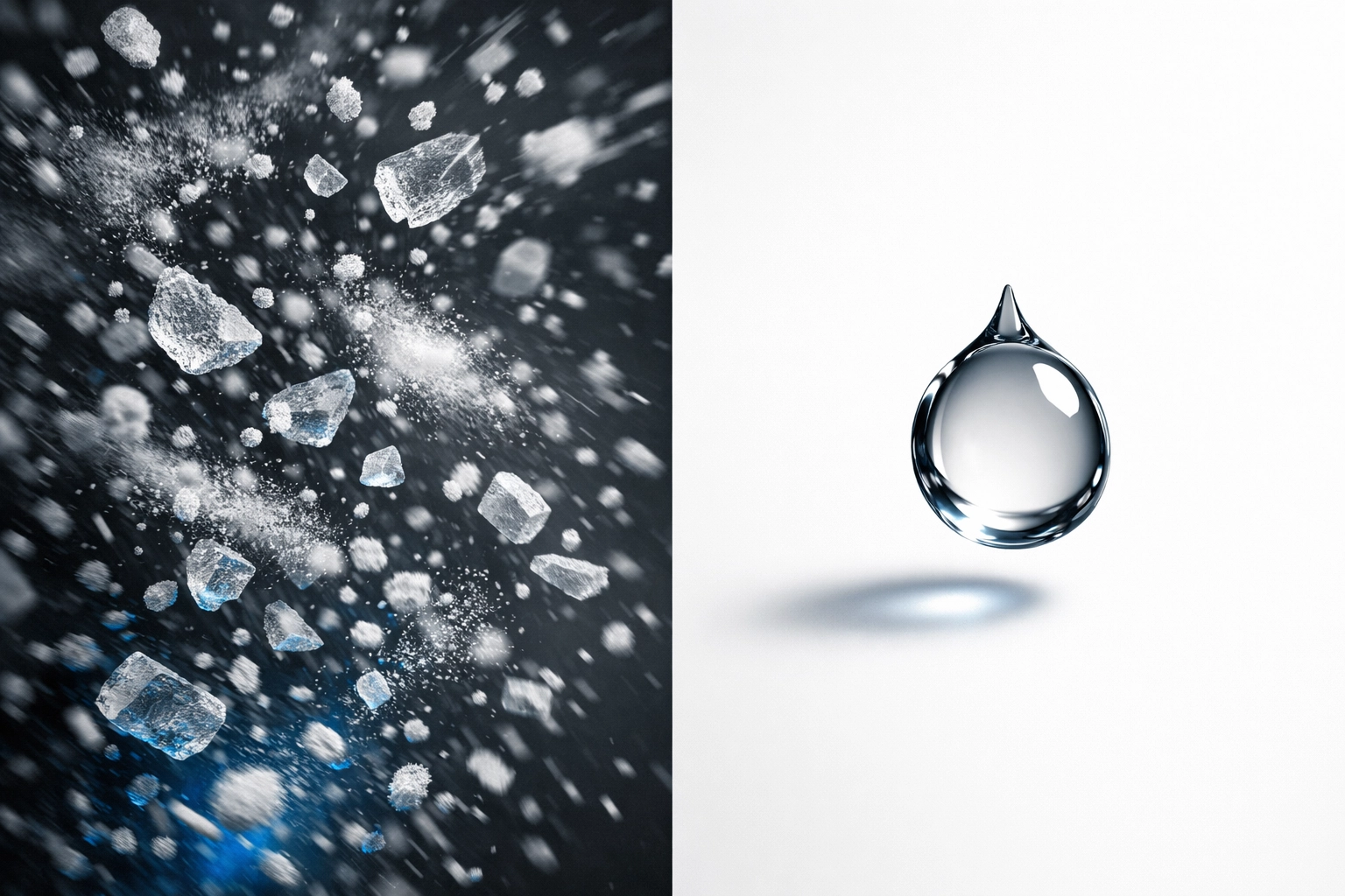 Ingredient market volatility comparison showing chaotic spot buying vs stable procurement control