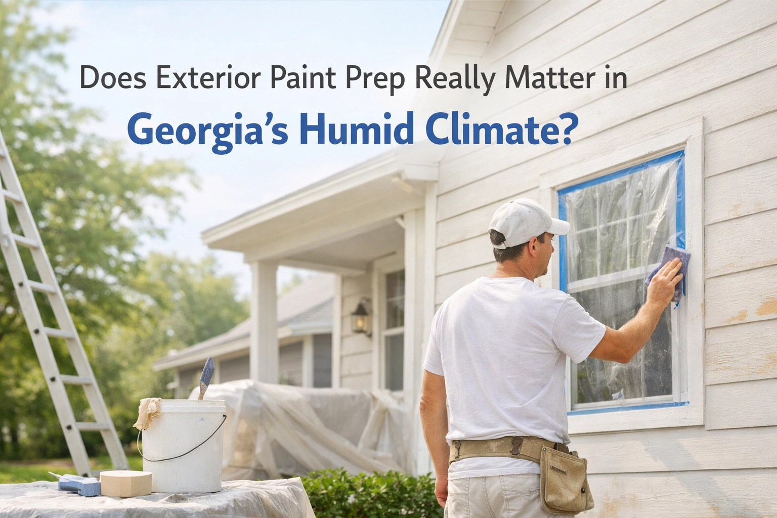 [HERO] Does Exterior Paint Prep Really Matter in Georgia's Humid Climate?
