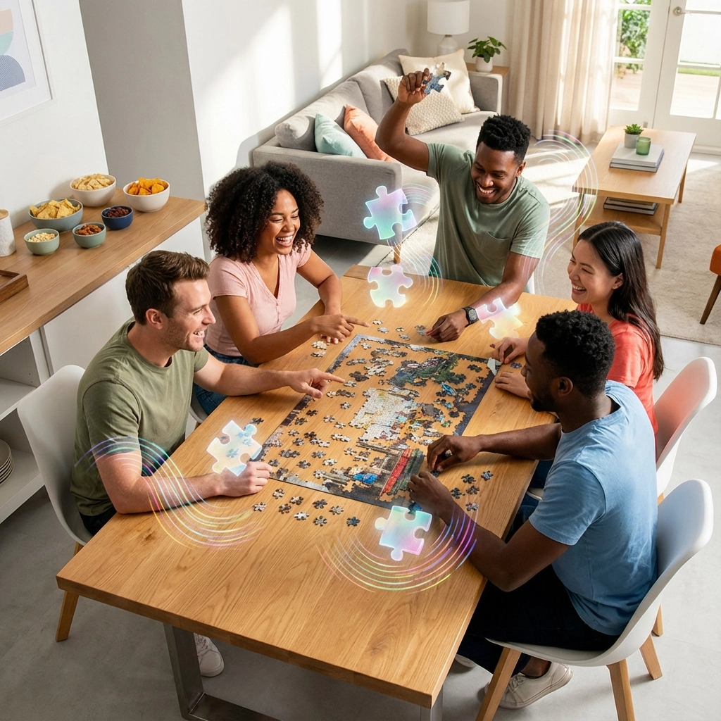 How to Host a Puzzle Party at Home (Without It Getting Chaotic)